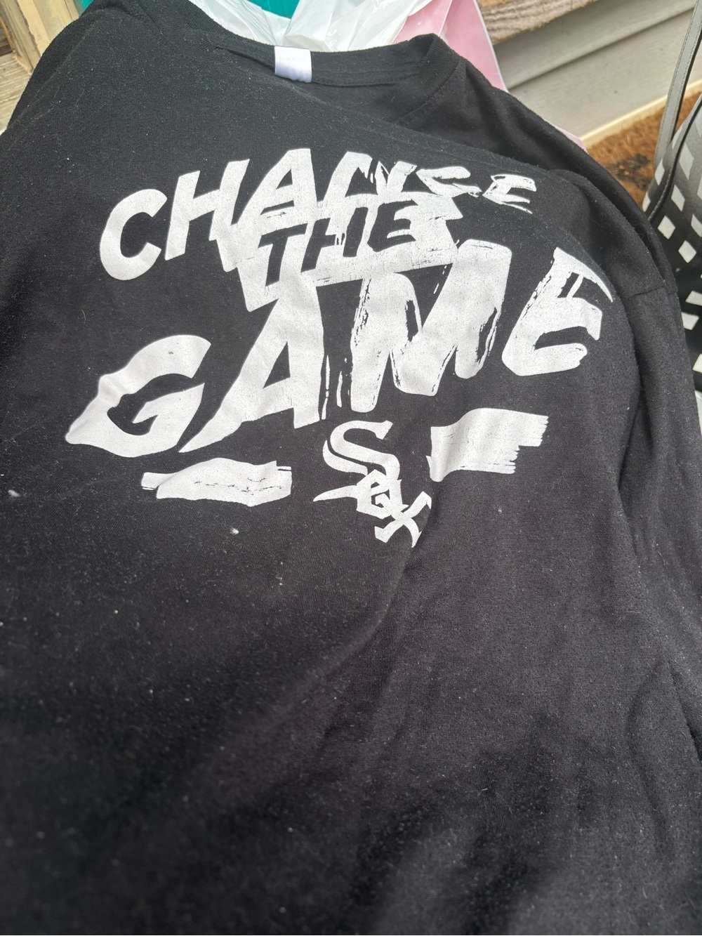 Chicago White Sox Black "Change the Game" Graphic T-Shirt